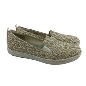 Clarks Cloudsteppers Step Glow Slip On Loafer Soft Cushion Woven Pattern Women 9